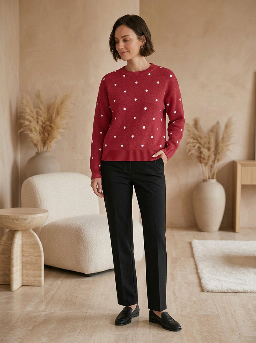 Maglione a Pois da Donna