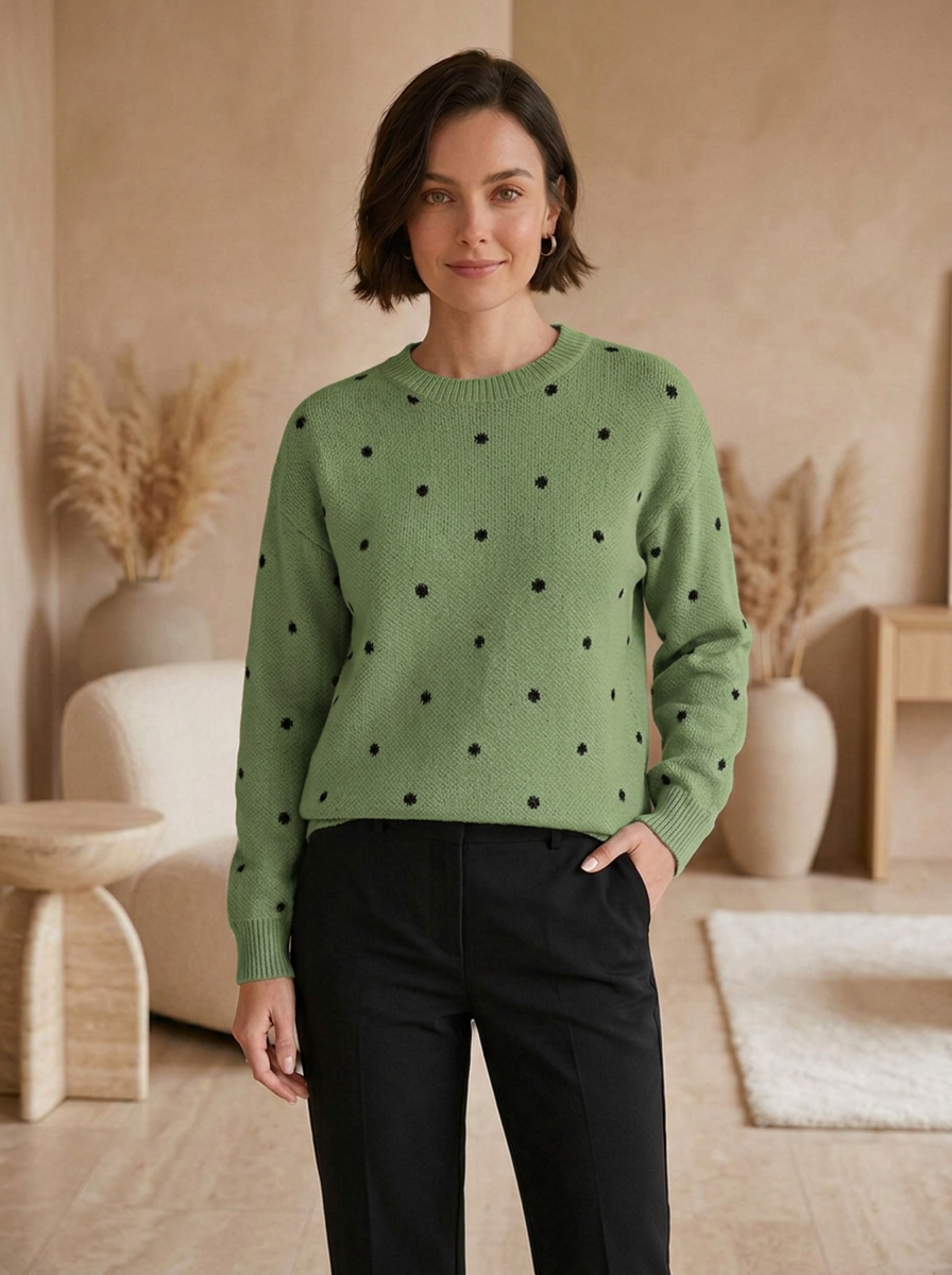 Maglione a Pois da Donna
