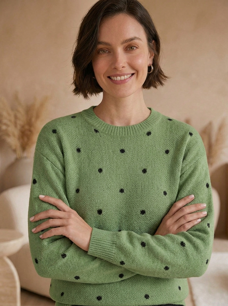Maglione a Pois da Donna