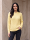 Maglione da Donna a Trecce con Girocollo e Maniche Lunghe