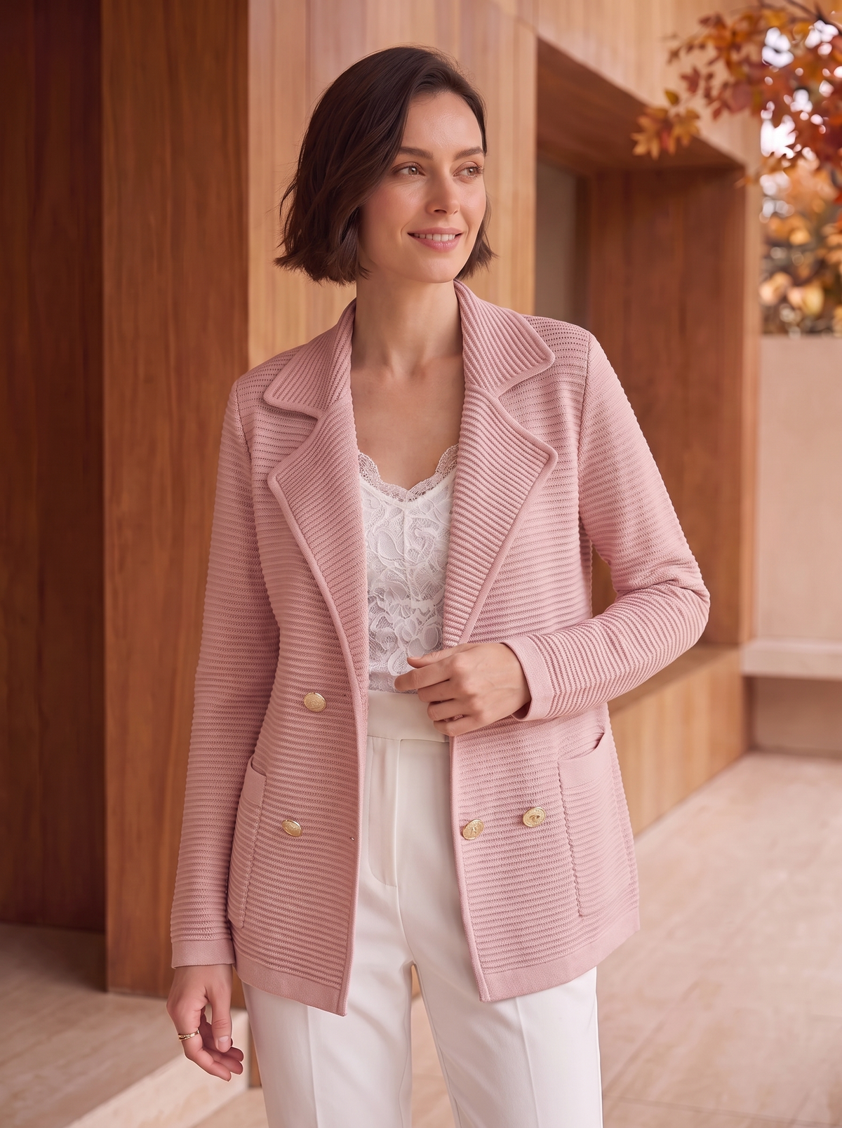 Blazer Doppiopetto Elegante da Donna