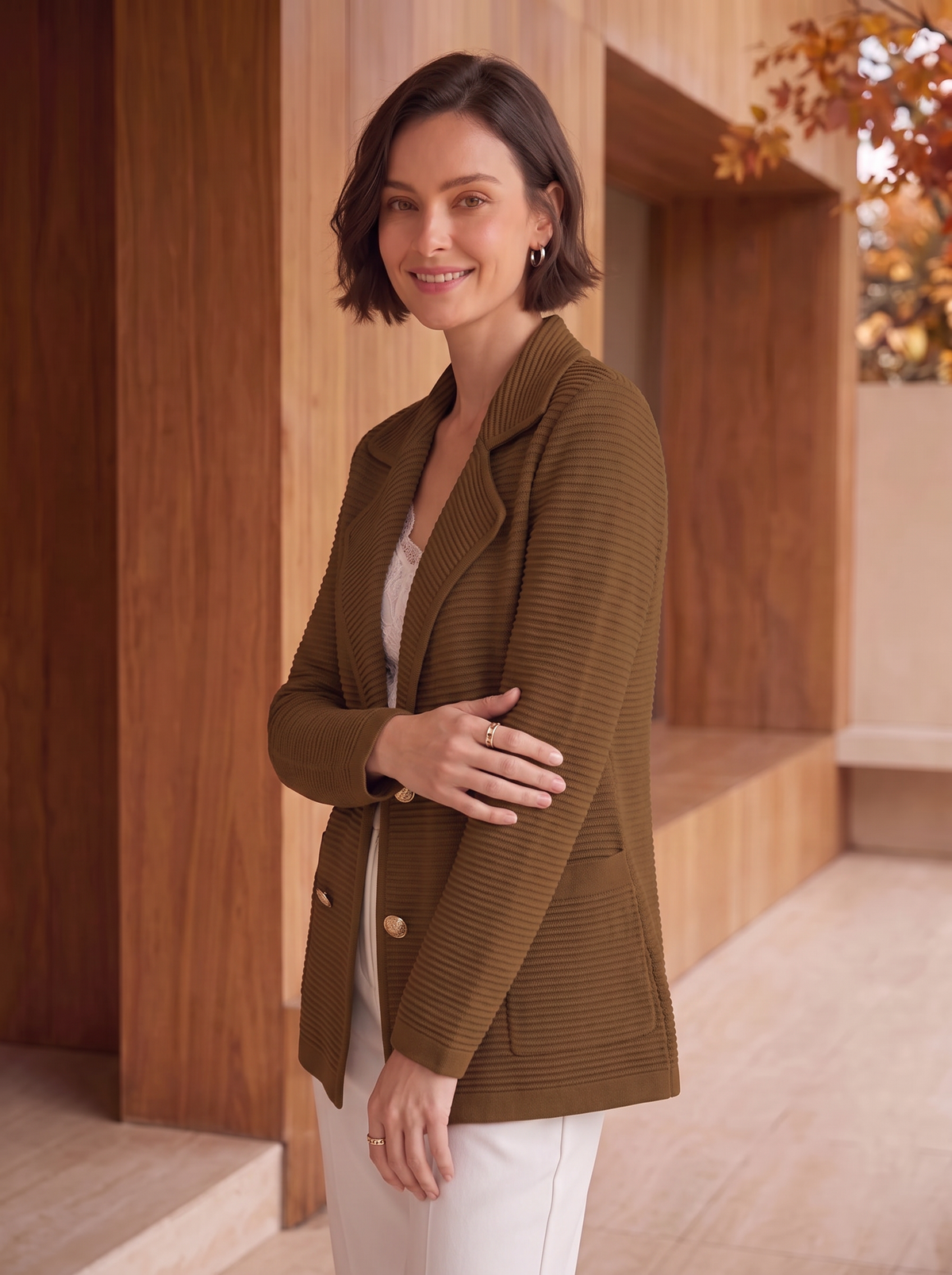 Blazer Doppiopetto Elegante da Donna