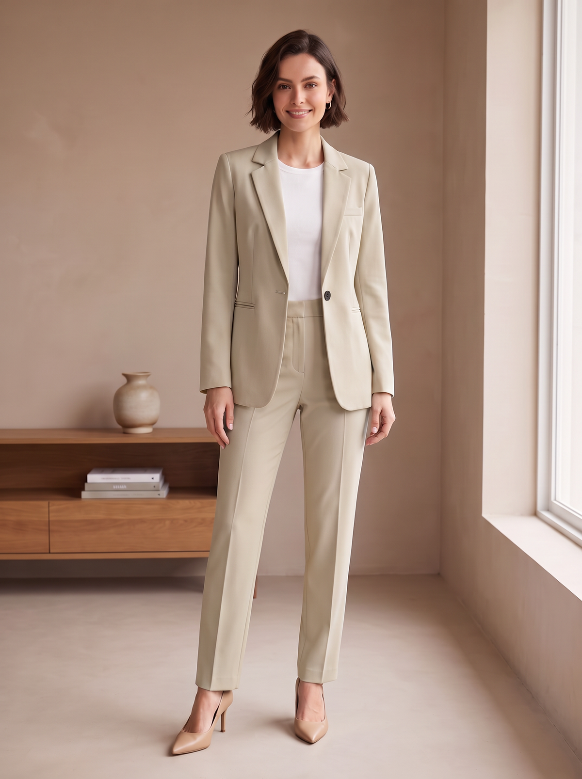 Completo Blazer e Pantaloni Elegante da Donna