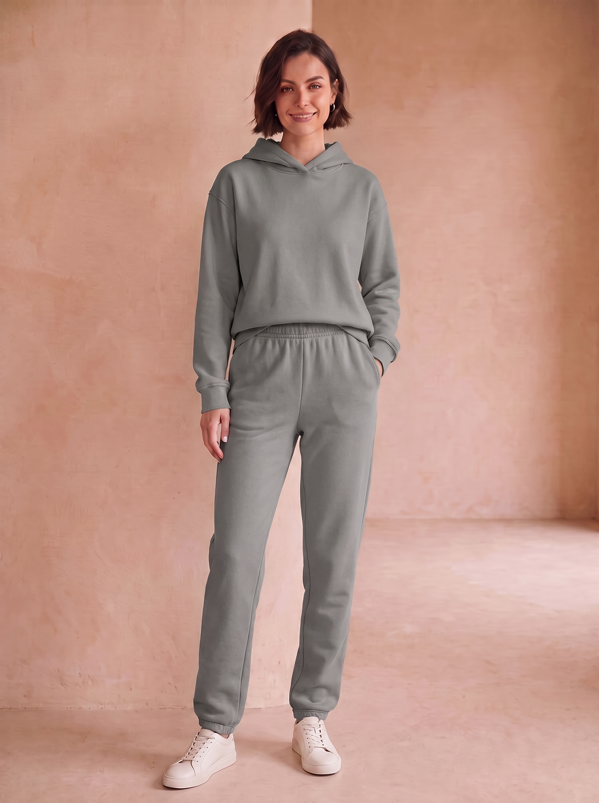 Completo Tuta da Donna con Felpa e Pantaloni Coordinati