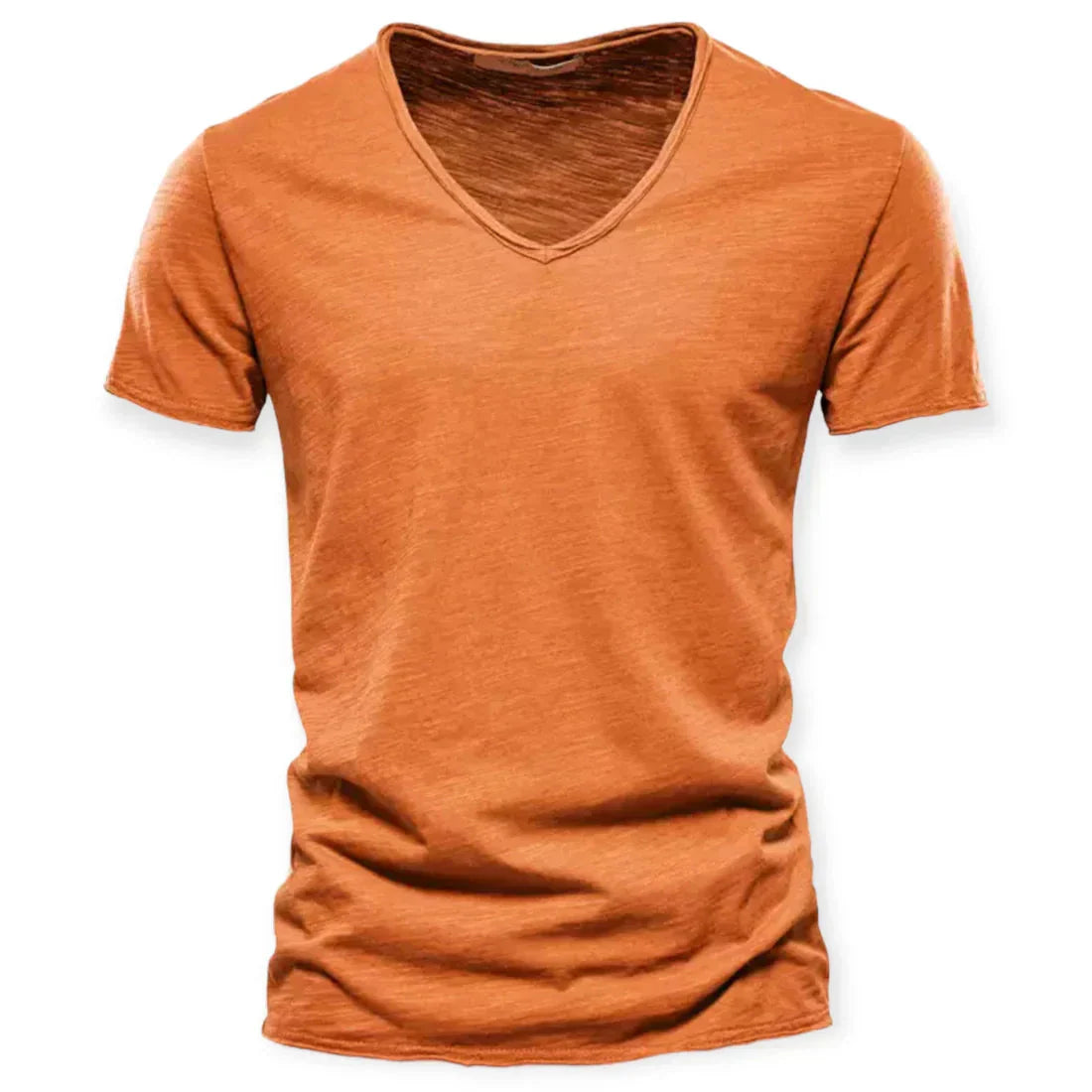 Ανδρικό T-shirt με V λαιμόκοψη