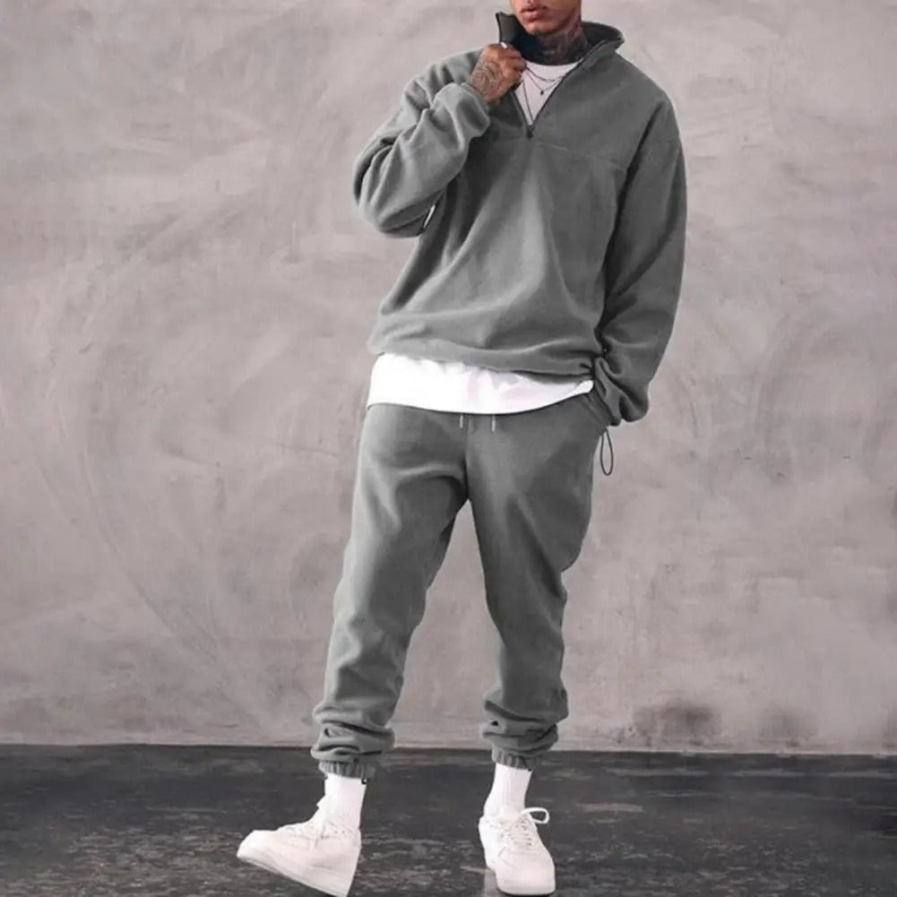 Tuta Uomo Casual con Felpa e Pantaloni Jogger