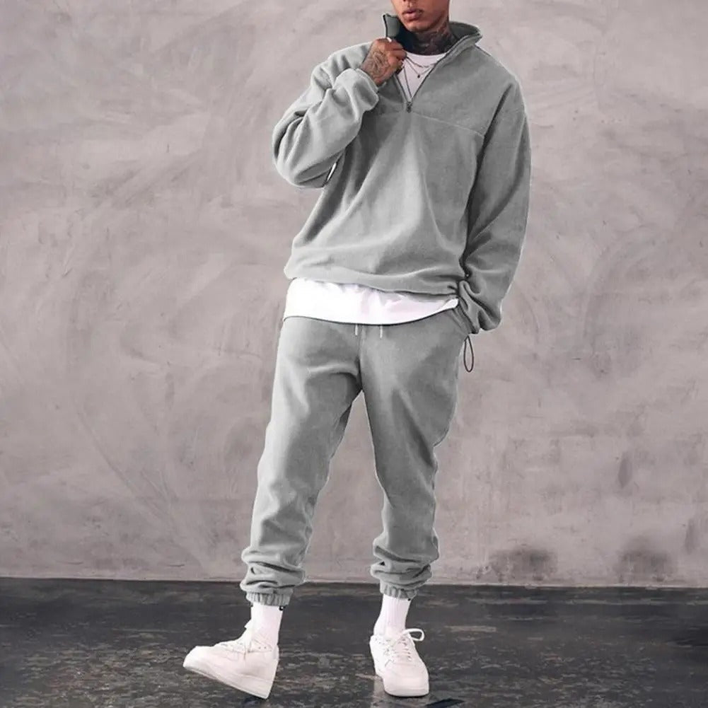 Tuta Uomo Casual con Felpa e Pantaloni Jogger