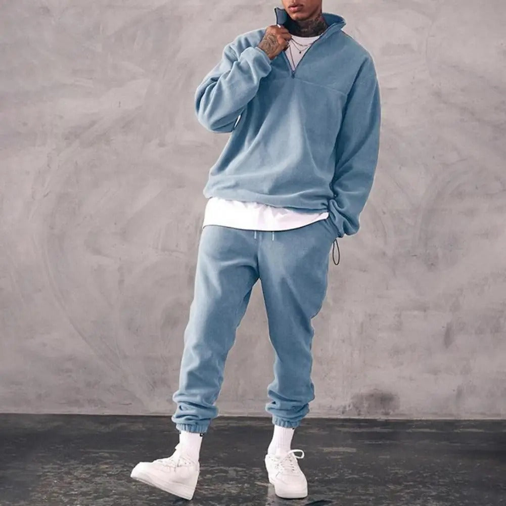 Tuta Uomo Casual con Felpa e Pantaloni Jogger