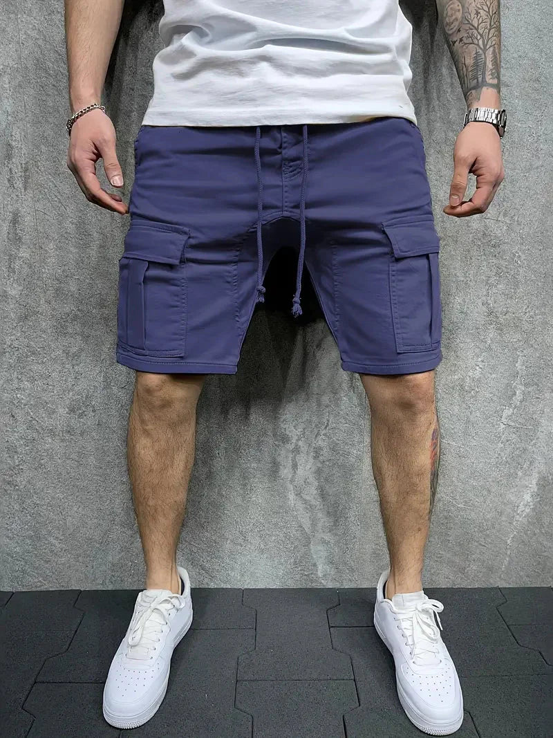 Pantaloncini Cargo da Uomo con Coulisse