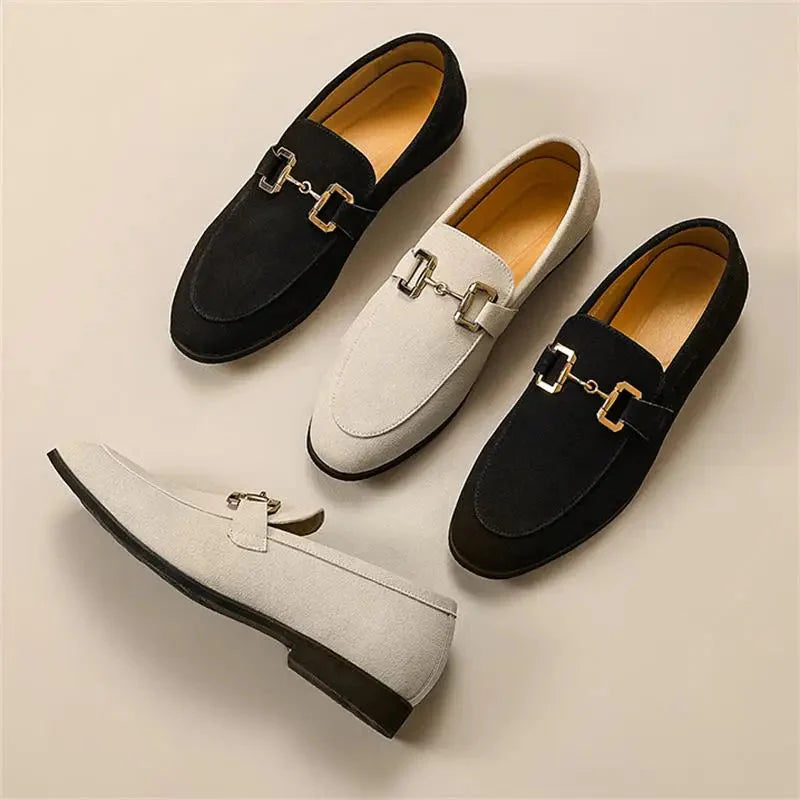 Mocassini Slip-On da Uomo con Morsetto
