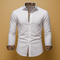 Camicia Elegante Uomo Slim Fit a Maniche Lunghe con Colletto Classico
