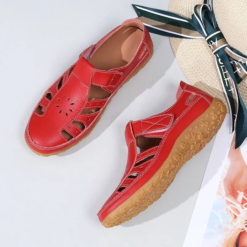 AIRFLEXA™ – Komfortable og justerbare damesandaler med velcro-lukning