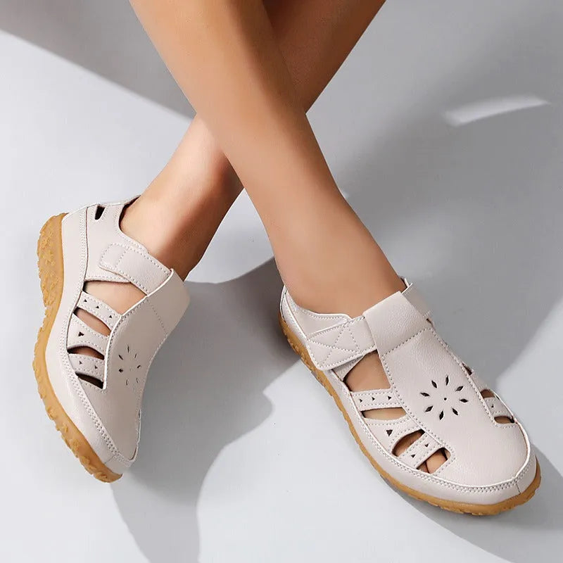 AIRFLEXA™ – Komfortable og justerbare damesandaler med velcro-lukning
