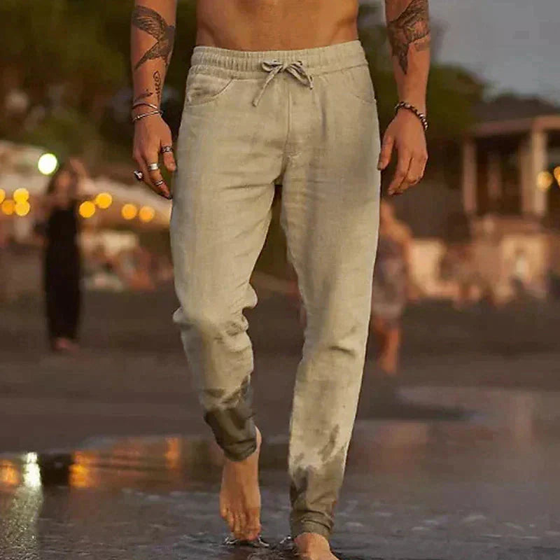 Pantaloni in lino da uomo classici – Intramontabili, freschi e versatili per un look urbano
