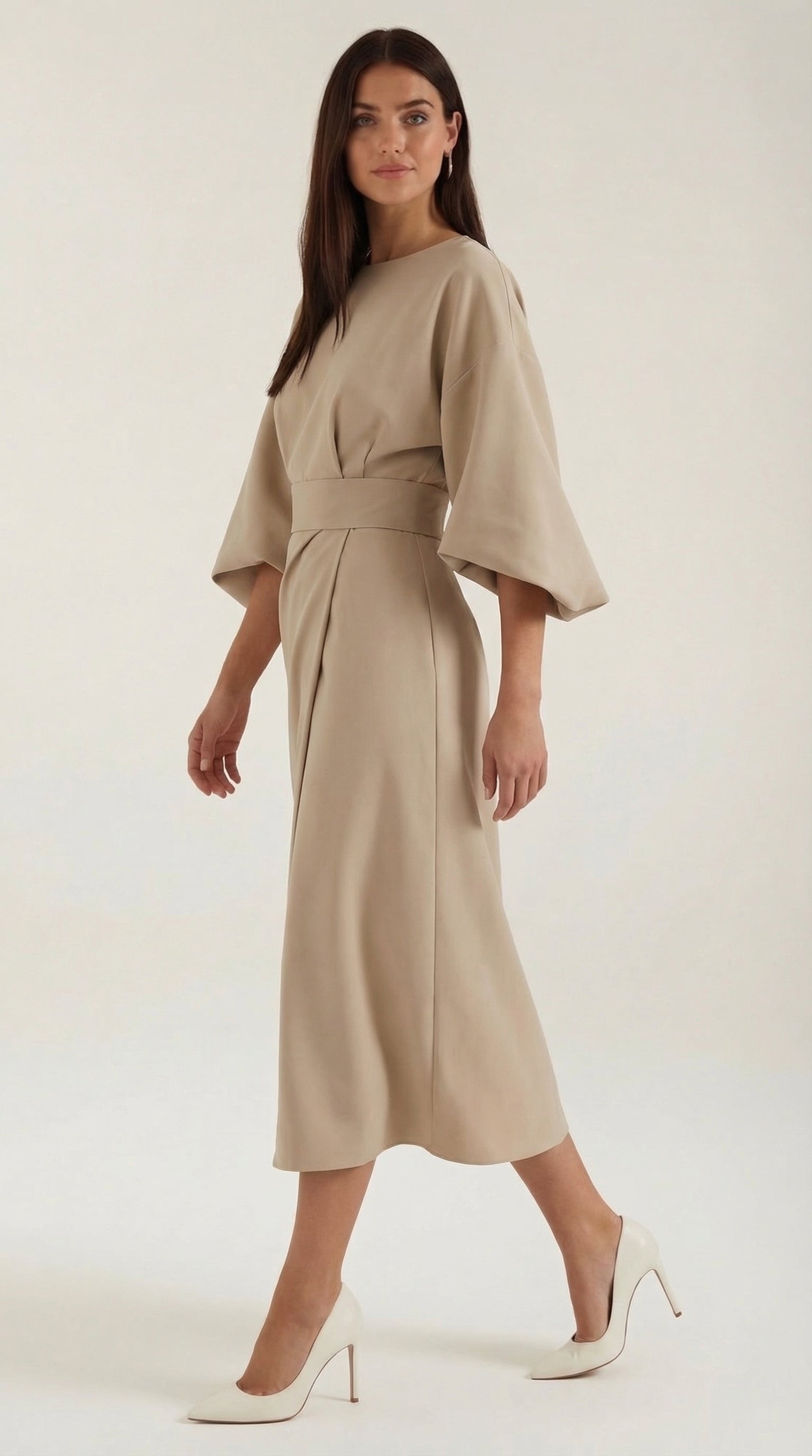 Ana Vestito Maxi con Cintura