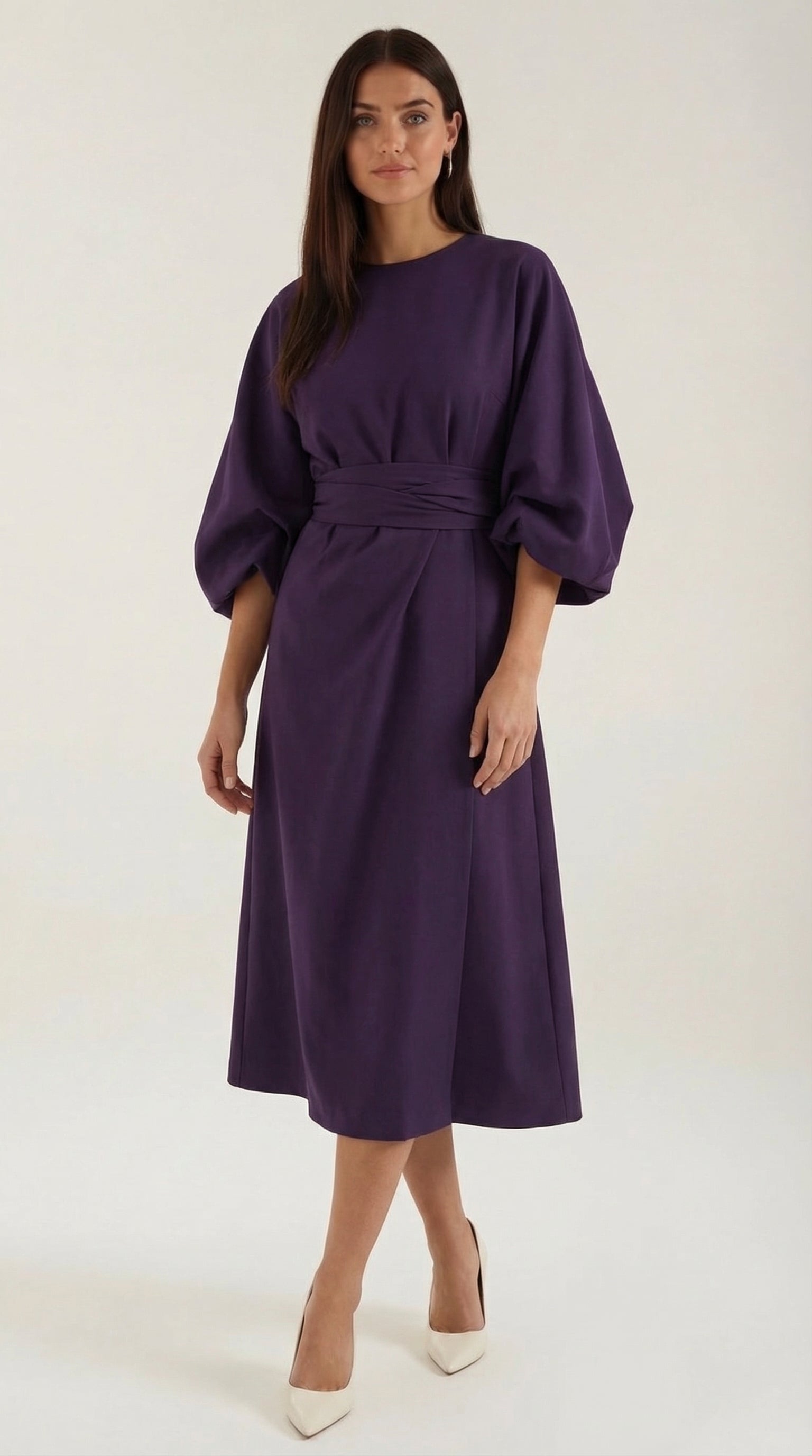 Ana Vestito Maxi con Cintura