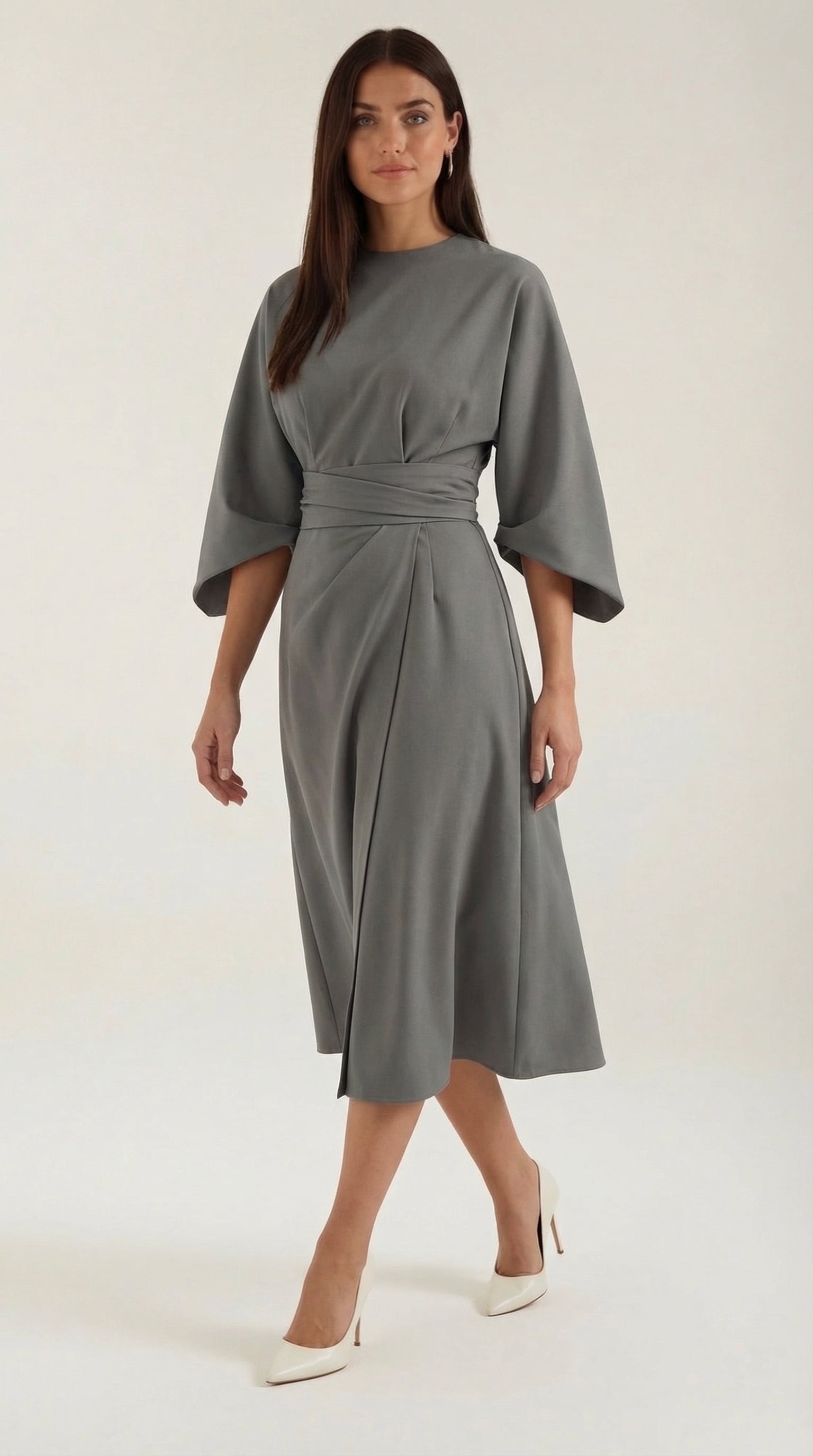 Ana Vestito Maxi con Cintura