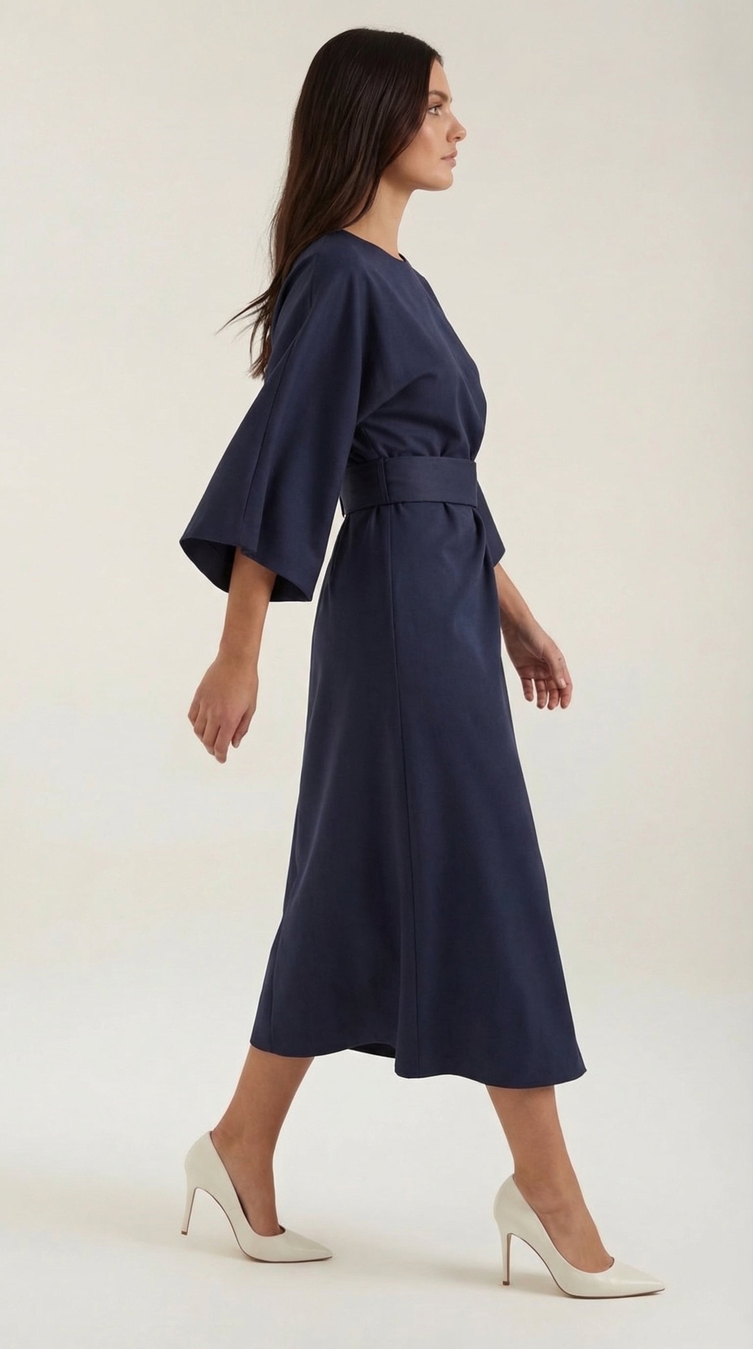 Ana Vestito Maxi con Cintura