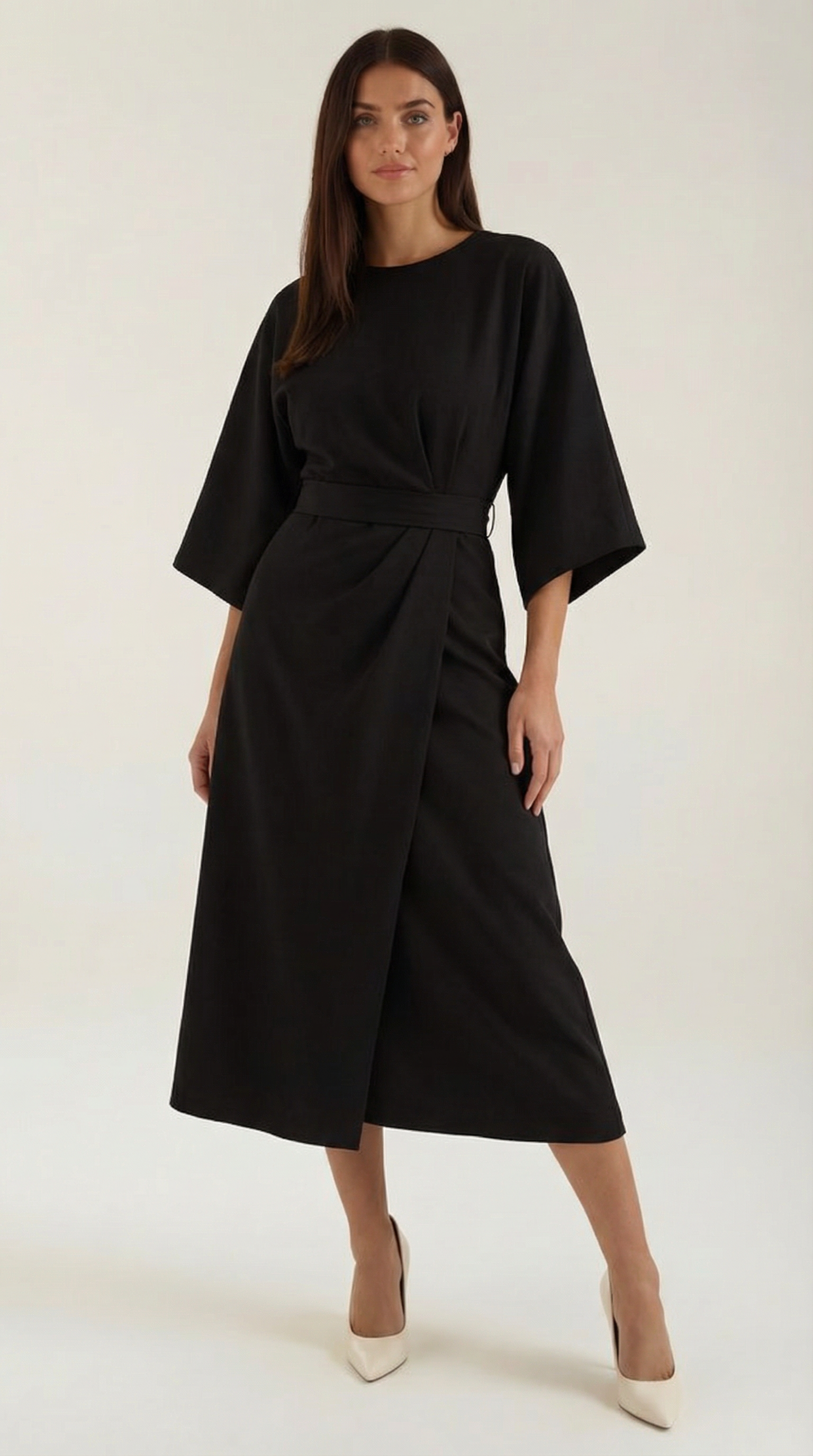 Ana Vestito Maxi con Cintura