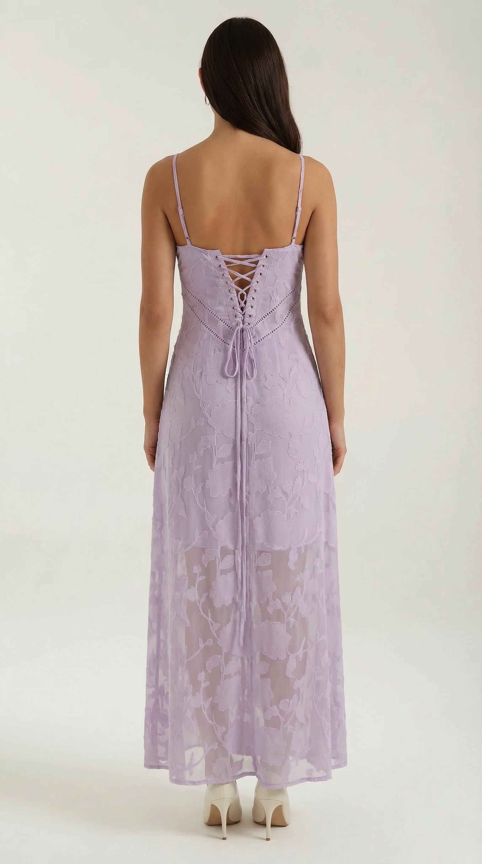 Arabelle maxi ruha jacquard anyagból