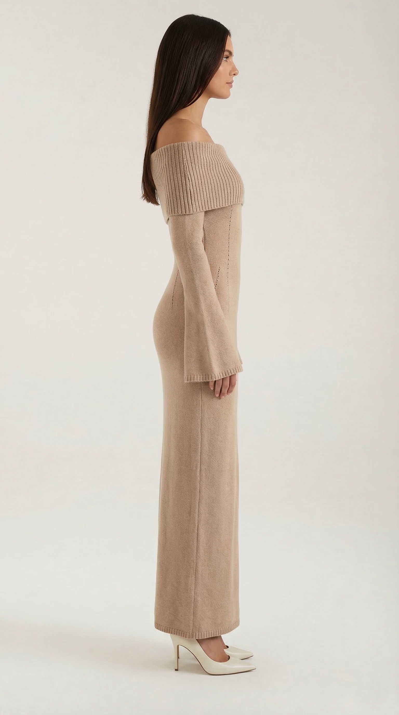 Quinlan Vestido Maxi de Punto