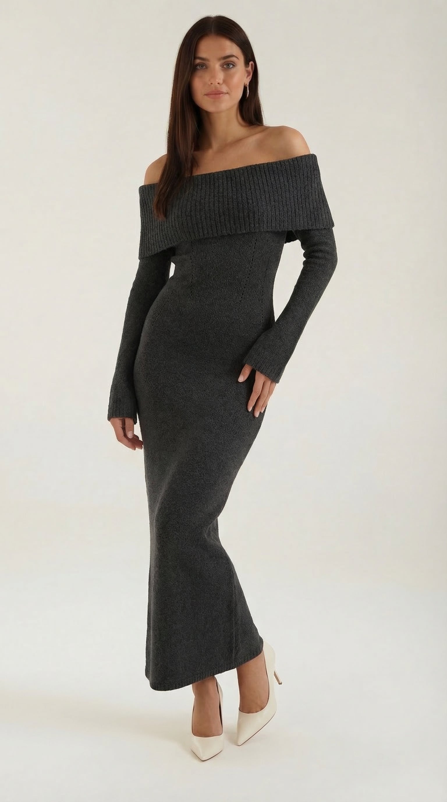 Quinlan Vestido Maxi de Punto