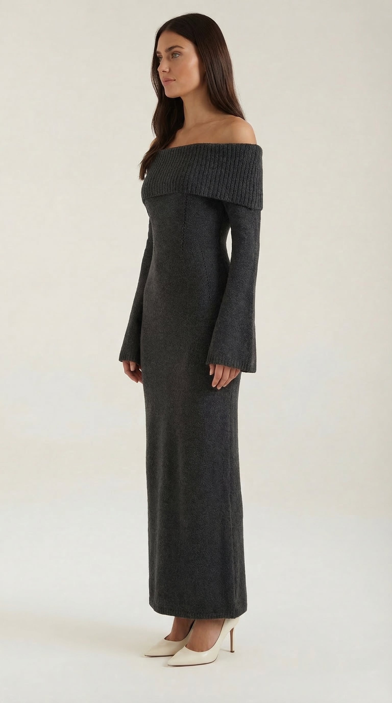 Quinlan Vestido Maxi de Punto