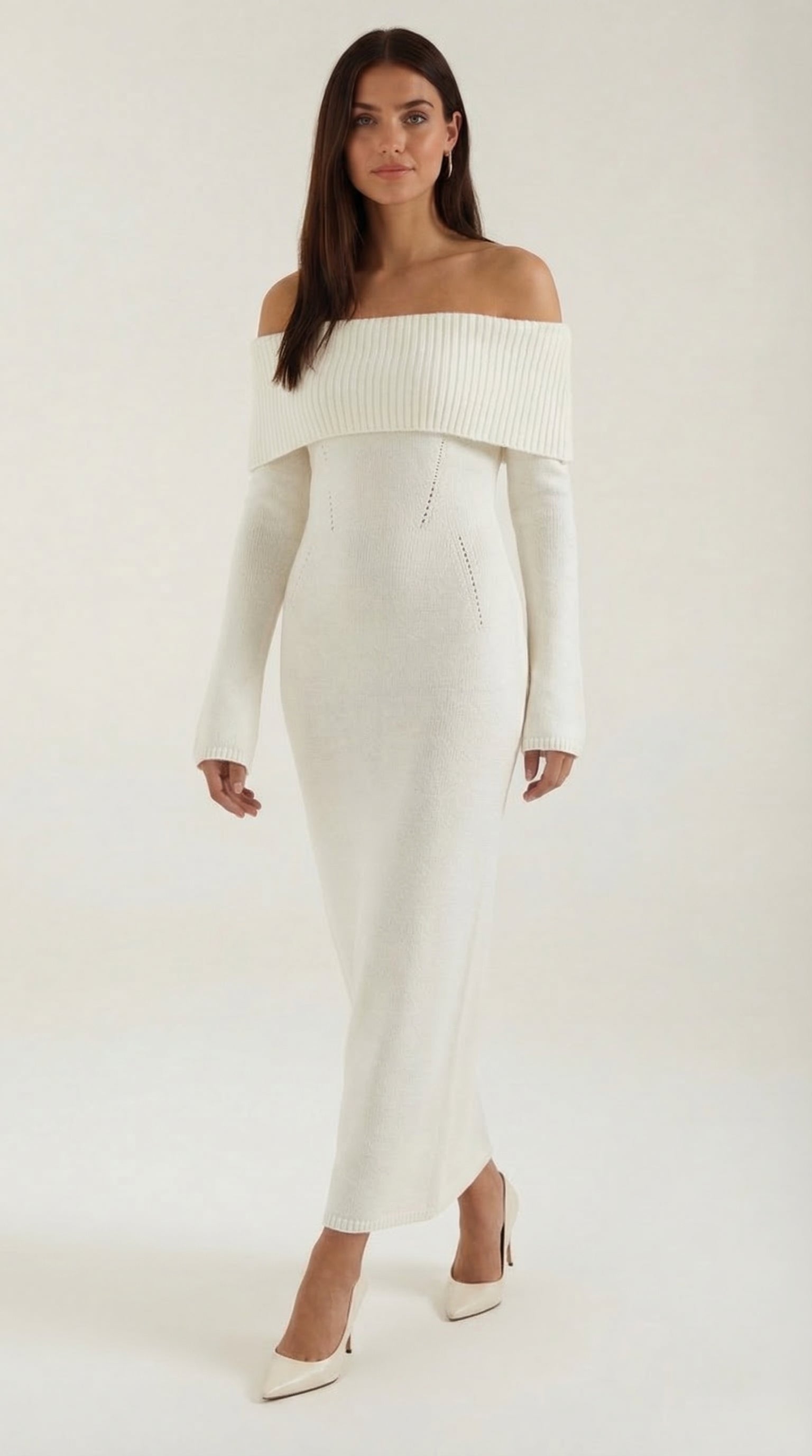 Quinlan Vestido Maxi de Punto