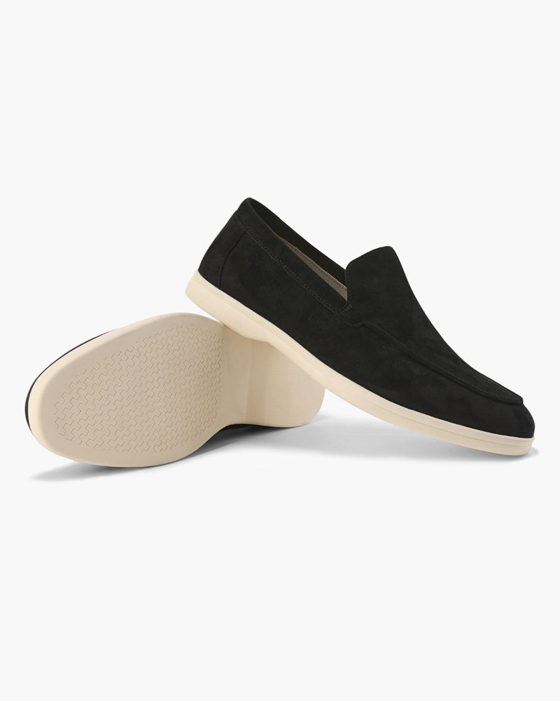 Mocassini Uomo in Pelle Scamosciata Slip-On Casual Eleganti