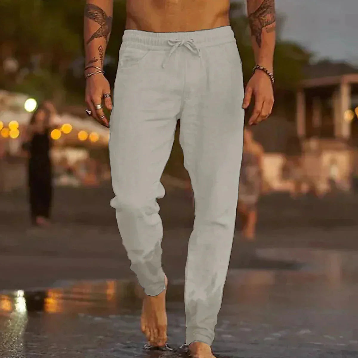 Pantaloni in lino da uomo classici – Intramontabili, freschi e versatili per un look urbano