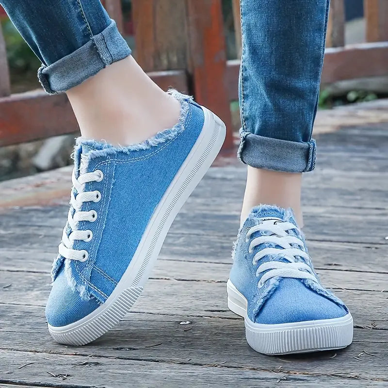 Modne damskie niskie sneakersy