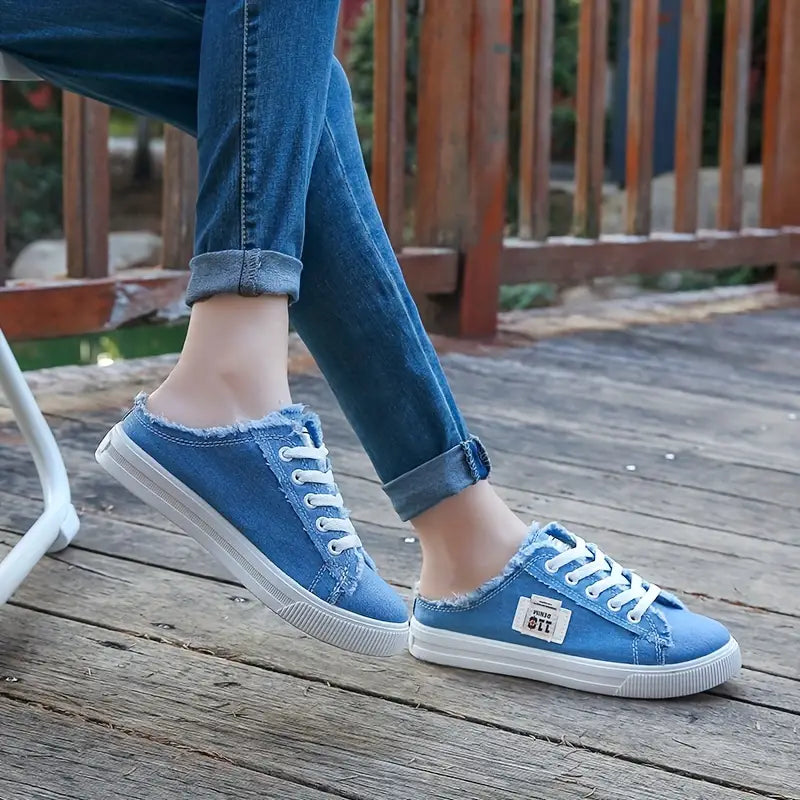 Modne damskie niskie sneakersy