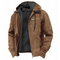 Giacca Uomo Casual con Cappuccio e Chiusura Zip